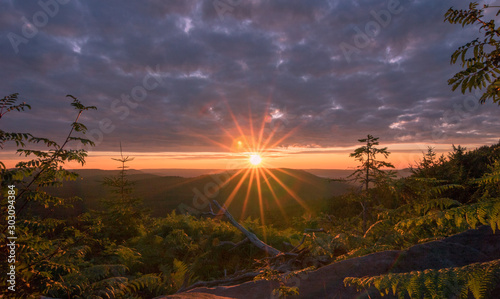 Sonnenaufgang im Schwarzwald 