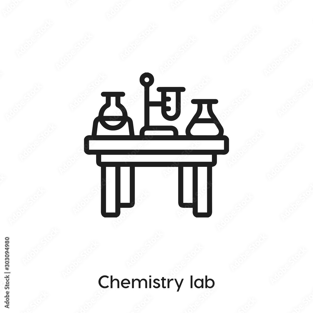 chemistry lab icon vector chemistry lab icon vector