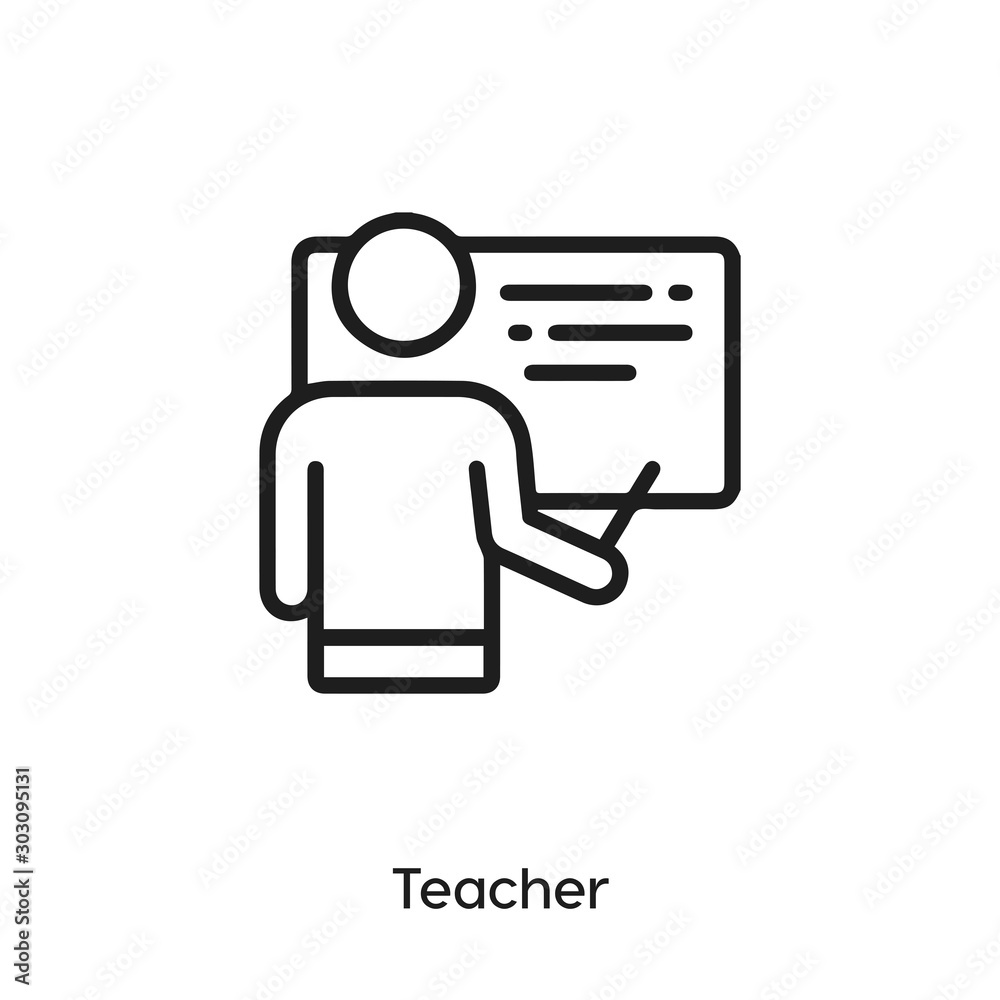 teacher icon vector