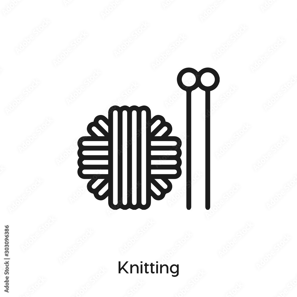 knitting icon vector knitting icon vector