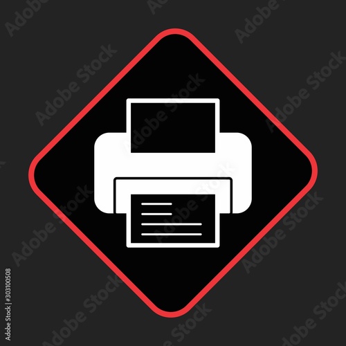 printer icon for your project