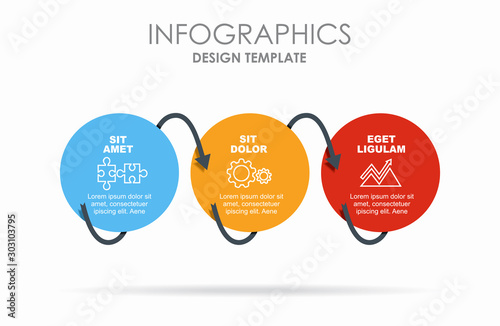 Infographic design template with place for your data. Vector illustration.