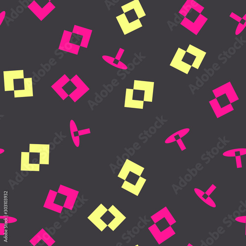 Creative colorful modern pattern texture with different shapes. Background vector illustration.