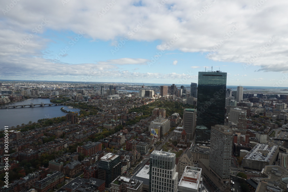Fototapeta premium Sicht aus dem Prudential Center