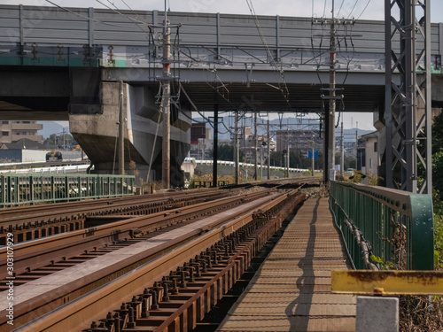 線路と陸橋 photo