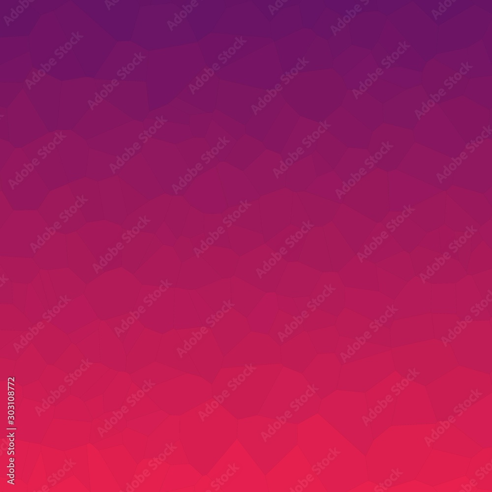 Fototapeta premium Sunset colors Abstract trianglify Generative Art background illustration