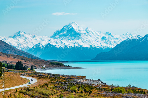 Aoraki / Mount Cook, the highest mountain in New Zealand	