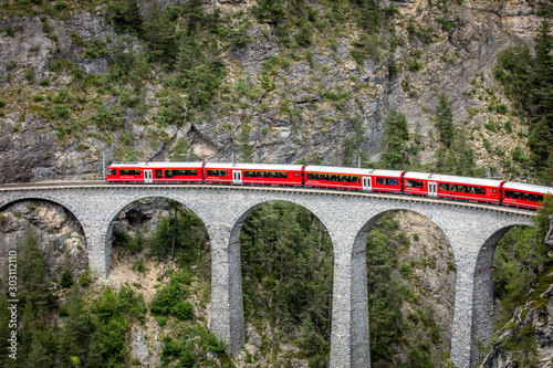 Wallpaper Mural Train bridge Torontodigital.ca