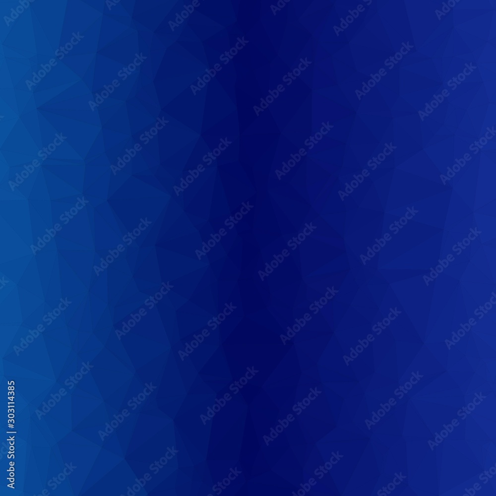 Obraz premium deepblue Color Abstract trianglify Generative Art background illustration