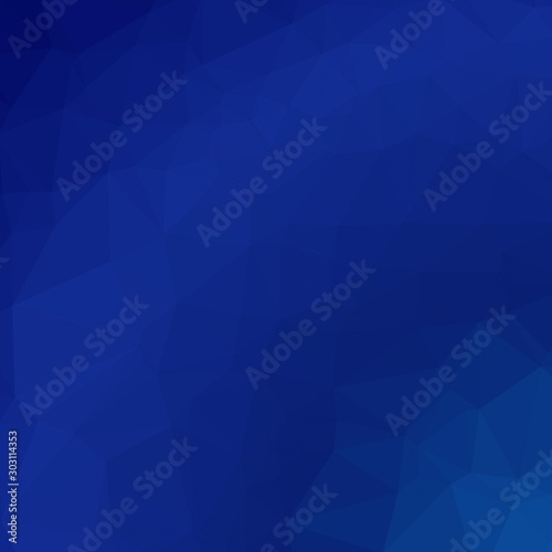 deepblue Color Abstract trianglify Generative Art background illustration © vector_master