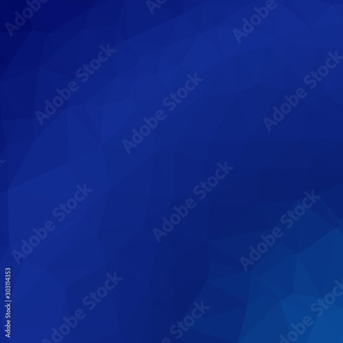 deepblue Color Abstract trianglify Generative Art background illustration