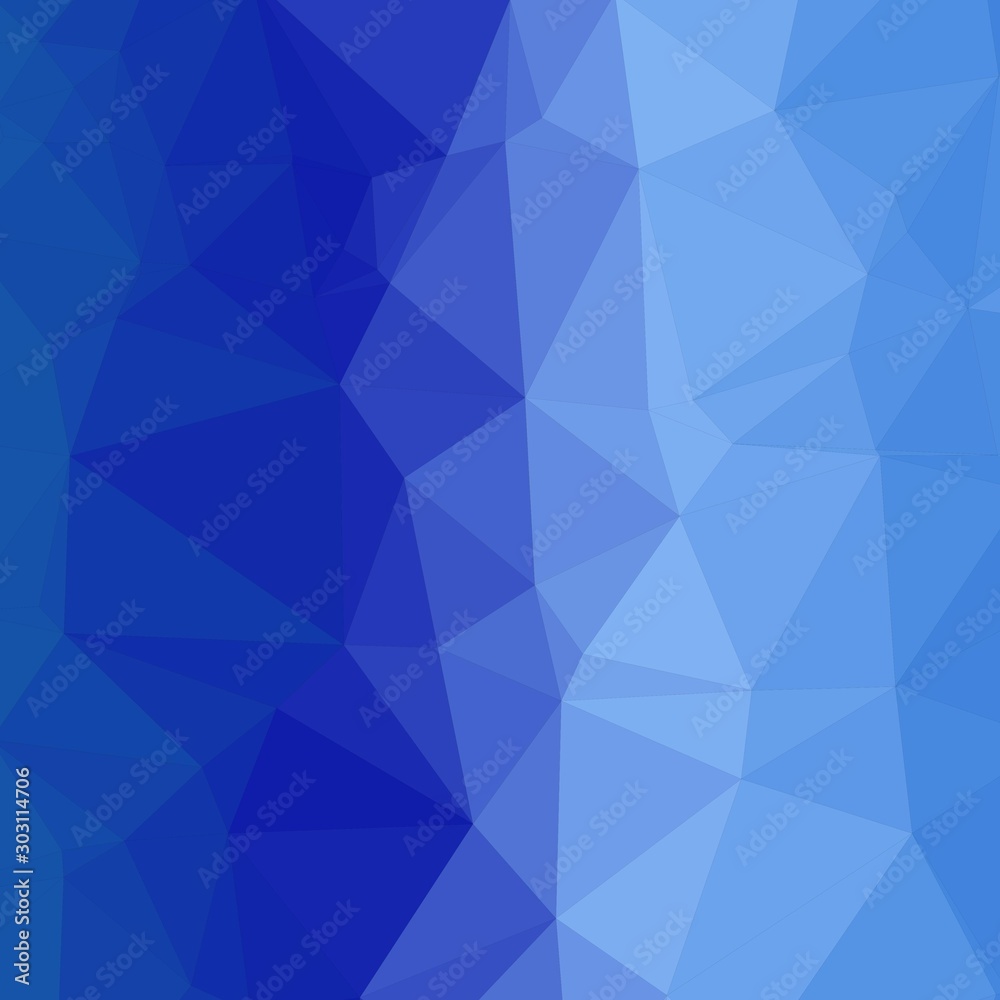 Obraz premium deepblue Color Abstract trianglify Generative Art background illustration