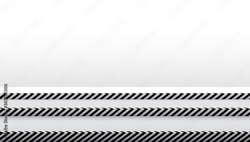 Empty stage with stripes pattern. Vector illustration