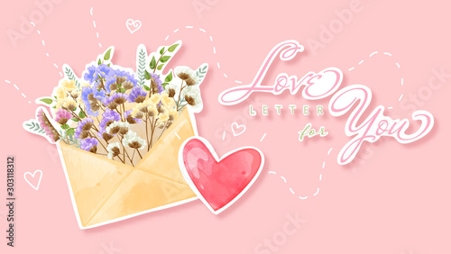 Love letter for Valentine's day and any special celebration day.