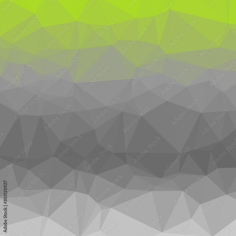 Fototapeta premium gray Color Abstract trianglify Generative Art background illustration