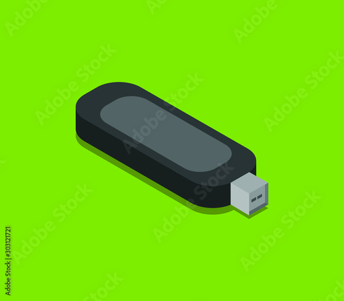 isometric usb drive