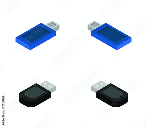isometric usb drive