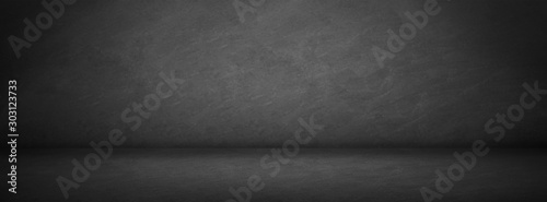 gray cement and concrete texture wall banner studio and show room background