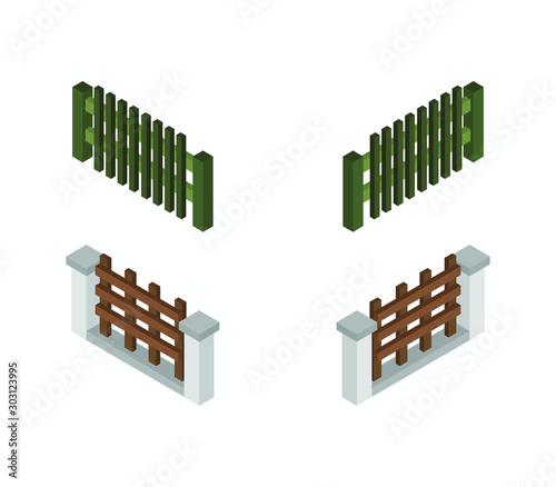 isometric fence