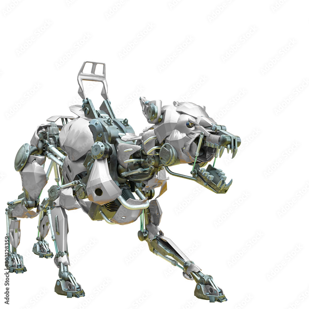 cyber dog defending cyber dog defending