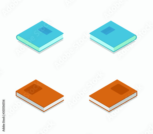 isometric book