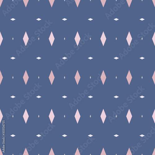 Seamless pattern with simple ornament. Mini diamonds motif. Repeated rhombus background. Minimalist geometric wallpaper