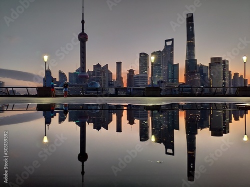 Photography skyline at sunset