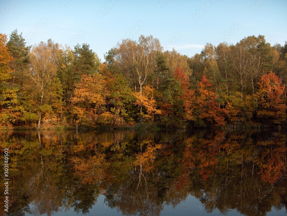 the river during autumn the river during autumn