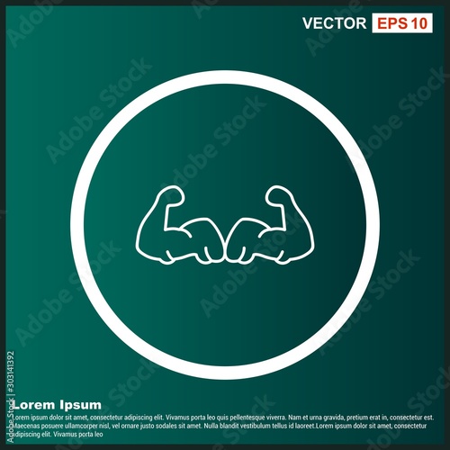  Body builder icon for your project