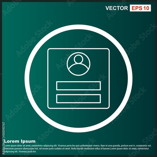  CV icon for your project