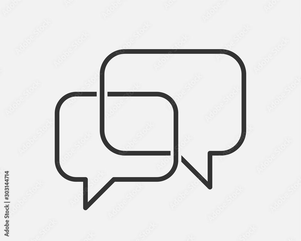 Talk bubble speech icon. Blank empty bubbles vector design elements. Chat on line symbol template. Dialogue balloon sticker silhouette. Talk bubble speech icon. Blank empty bubbles vector design elements. Chat on line symbol template. Dialogue balloon sticker silhouette.