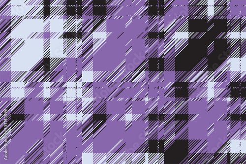 Modern glitch background. Color geometric abstract pattern vector.