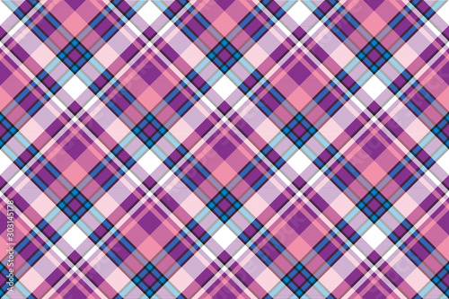 Madras abstract plaid seamless pattern