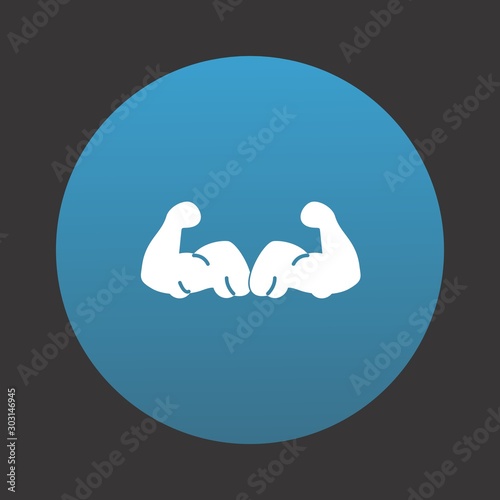  Body builder icon for your project