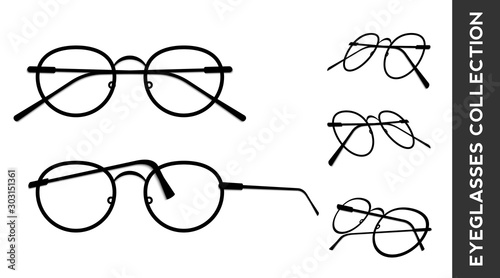 design of the eyeglasses frame logo