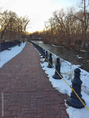 Waubonsie Creek at Oswego, Illinois photo