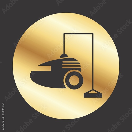 Vaccum cleaner icon for your project