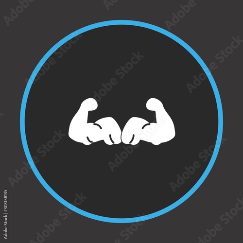  Body builder icon for your project