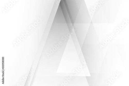 Abstract geometric white and gray color background. Vector, illustration.	