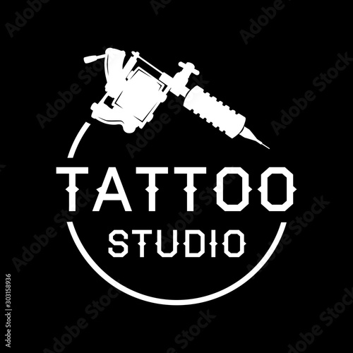Vector logo for tattoo salon and Studio