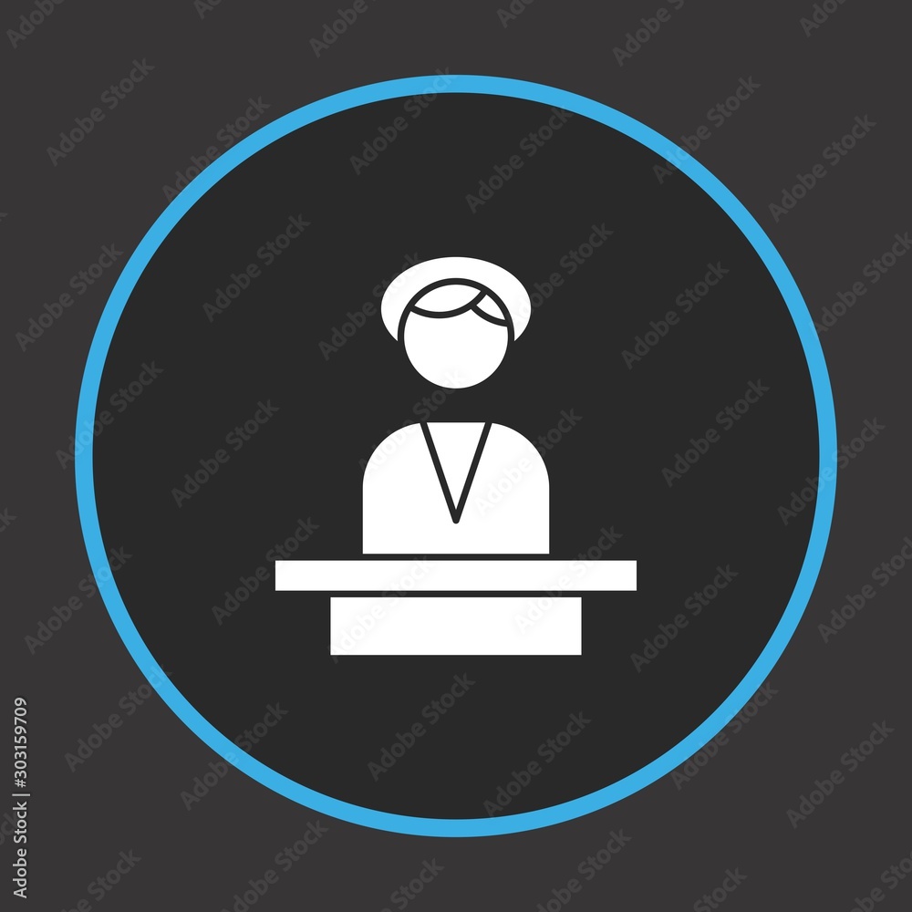 Spa Receptionist icon for your project
