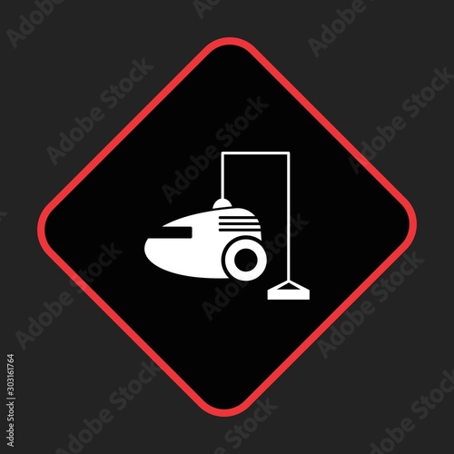 Vaccum cleaner icon for your project