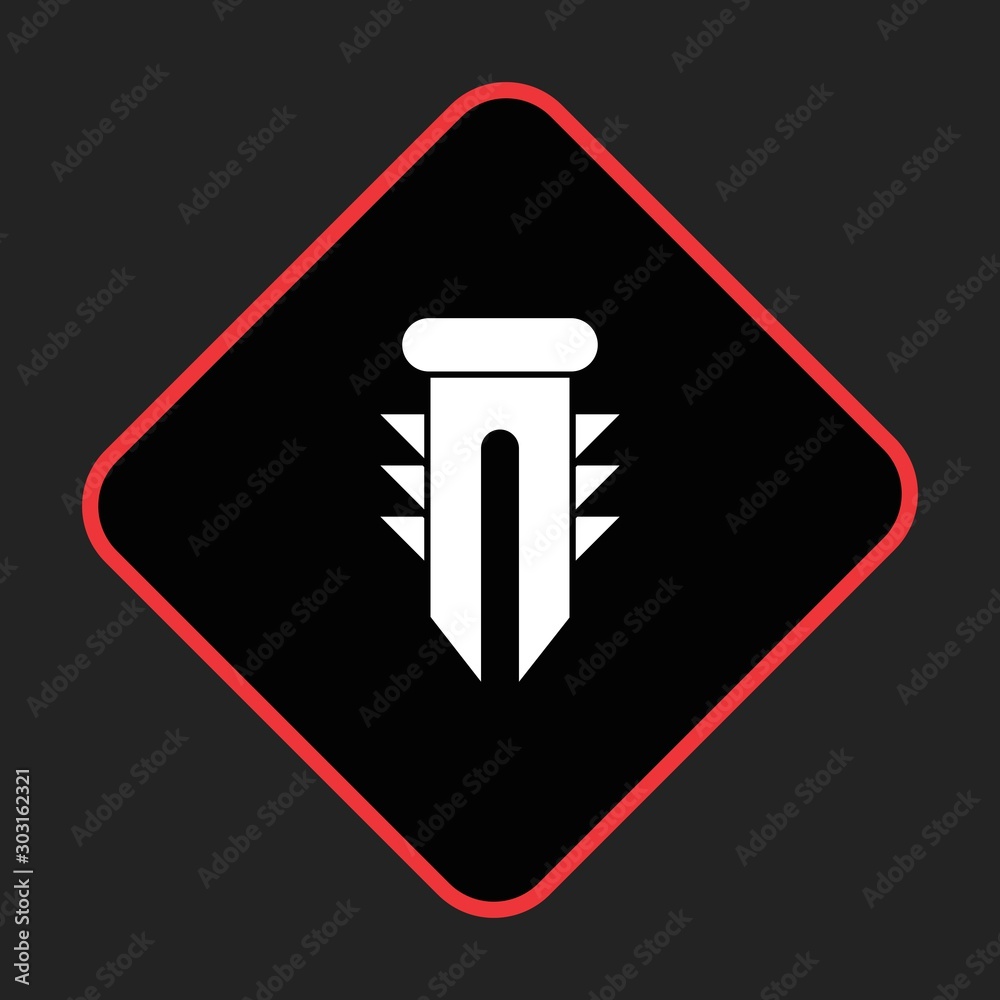 Obraz premium Dyupel icon for your project