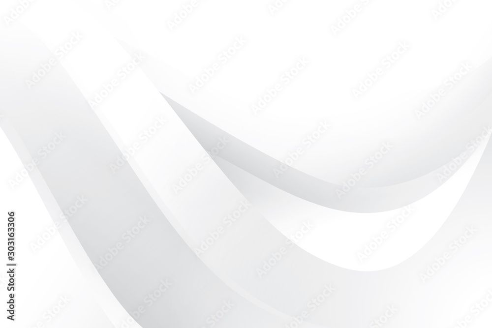 Obraz premium Abstract geometric white and gray color background. Vector, illustration. 