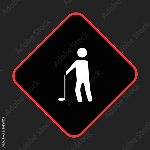 Golf Player icon for your project