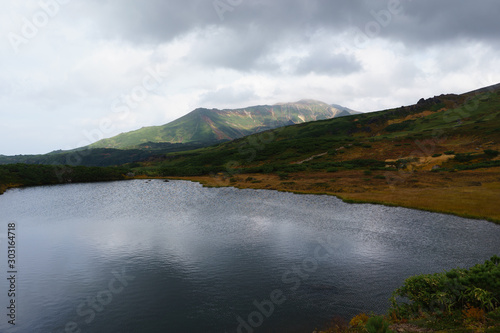 北海道の湖と山岳