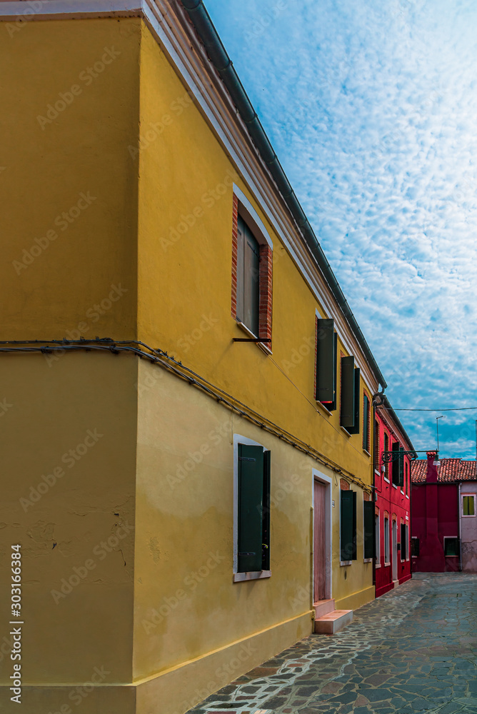 street in Burano