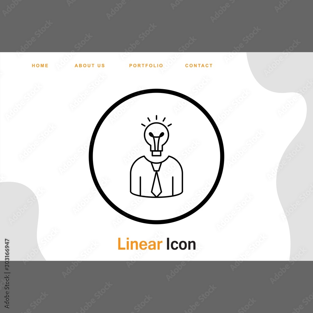 Creative Man icon for your project Creative Man icon for your project