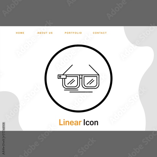 3d Glasses icon for your project