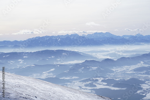 Winterlandschaft Lavanttal